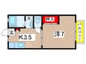 ジュネスハイツ 1Kの間取り