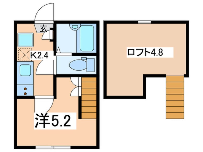 間取図 スカイビュー和田町