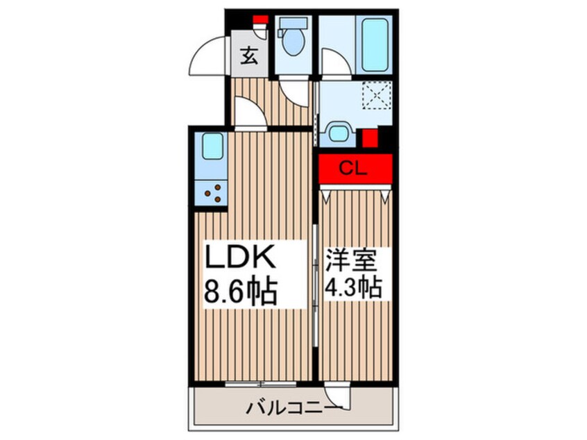 間取図 グロアール３８