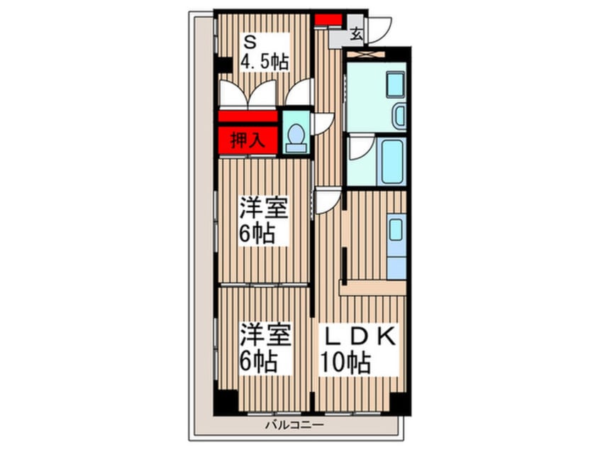 間取図 リレント入間