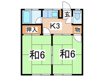 間取図 渡辺荘