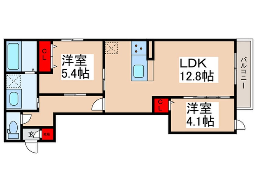 間取図 ウィンドテラス瑞江