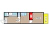 Likes矢作町 1Kの間取り