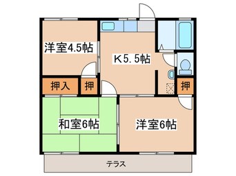 間取図 リバーサイドパレスA棟