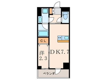 間取図 レジディア都立大