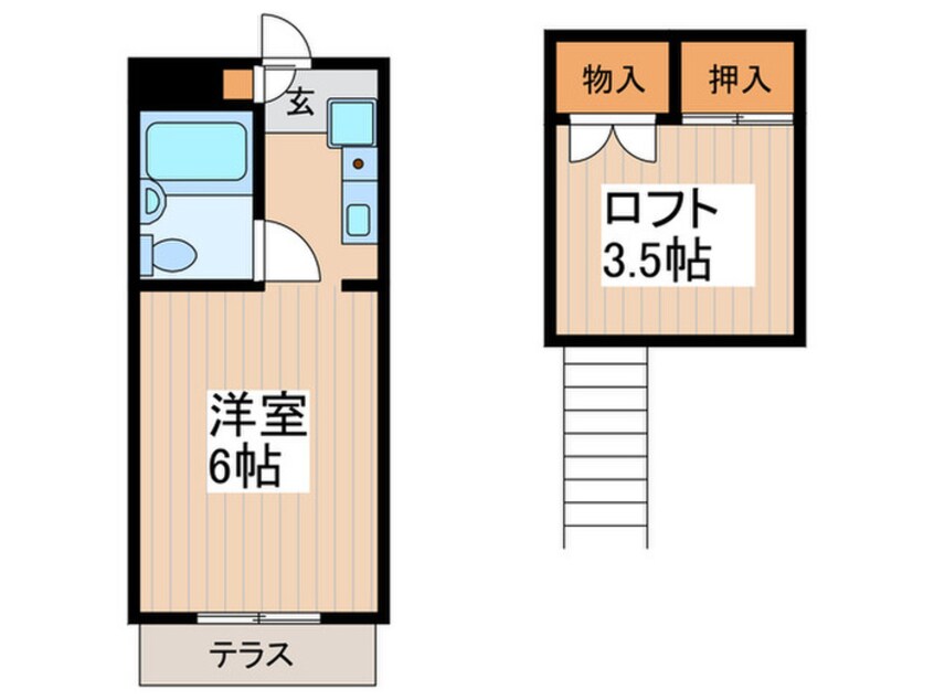 間取図 ベルハイム国分寺