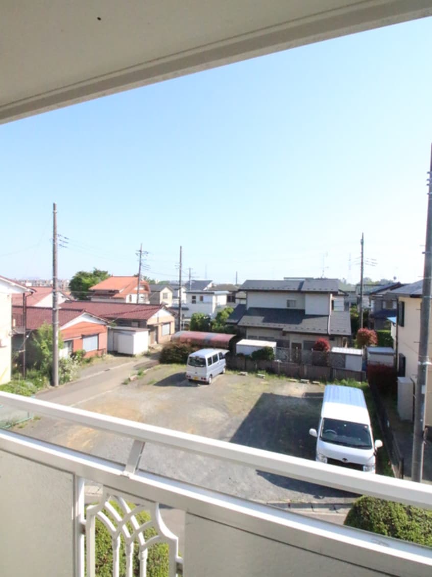 室内からの展望 フラット鷺沼