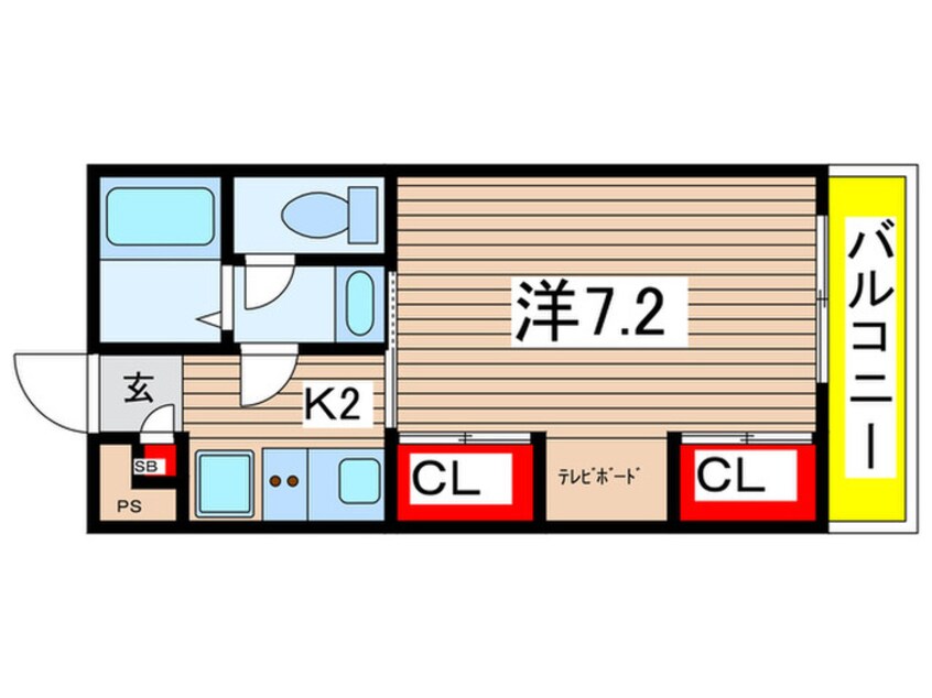 間取図 リブリ・ルームス本千葉