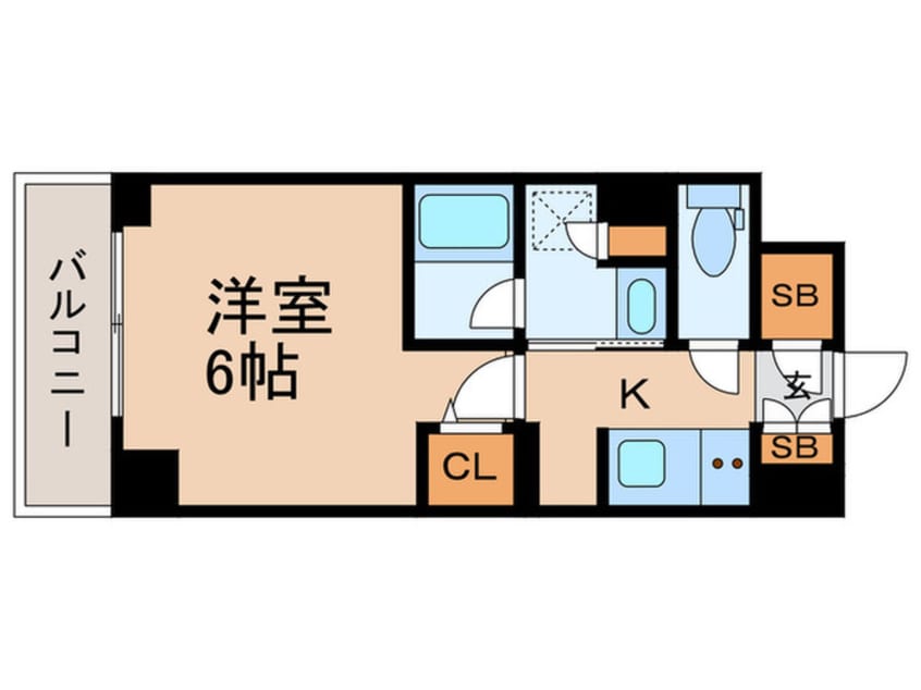 間取図 ｼｰｽﾞﾝﾌﾗｯﾂ高田馬場ﾘﾊﾞｰｻｲﾄﾞﾉｰｽ
