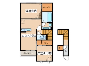 間取図 ル　リアン