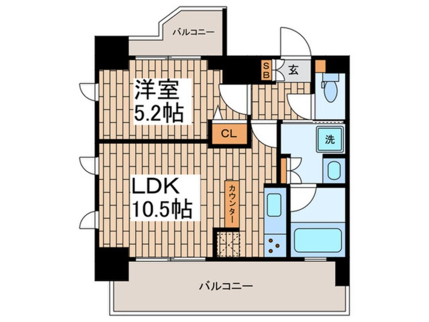 間取図 XEBEC平和島