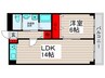 ローヤルマンション梅島 1LDKの間取り