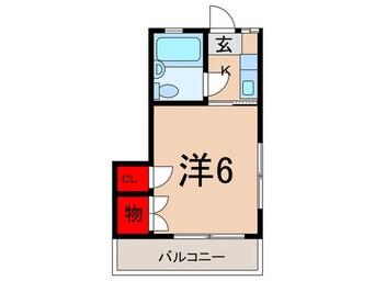 間取図 エスポワ－ル碧山Ｂ