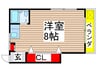 シングルコ－ポ 1Rの間取り