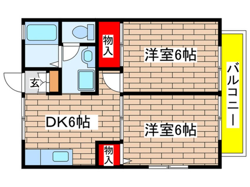 間取図 メゾンドミ－ル