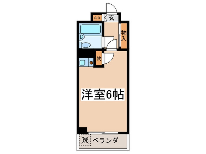 間取り図 カサヴェ－ル桜ヶ丘（６０１）