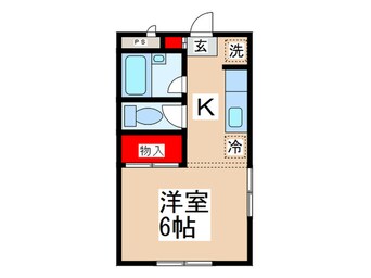 間取図 ハイツＨＡＭＡ