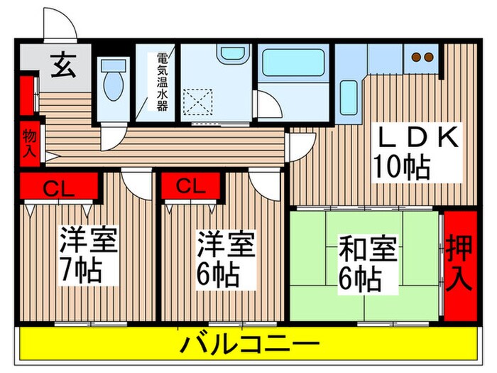 間取り図 オ－シャンビュ－壱番館