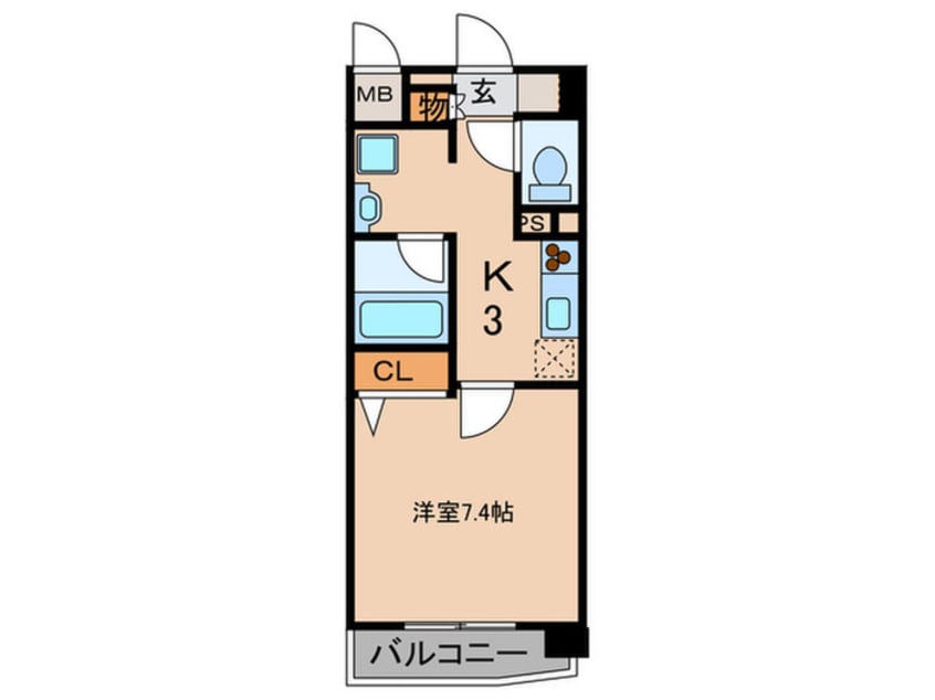 間取図 フロ－リッシュ