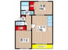 エクセル千葉寺 2LDKの間取り