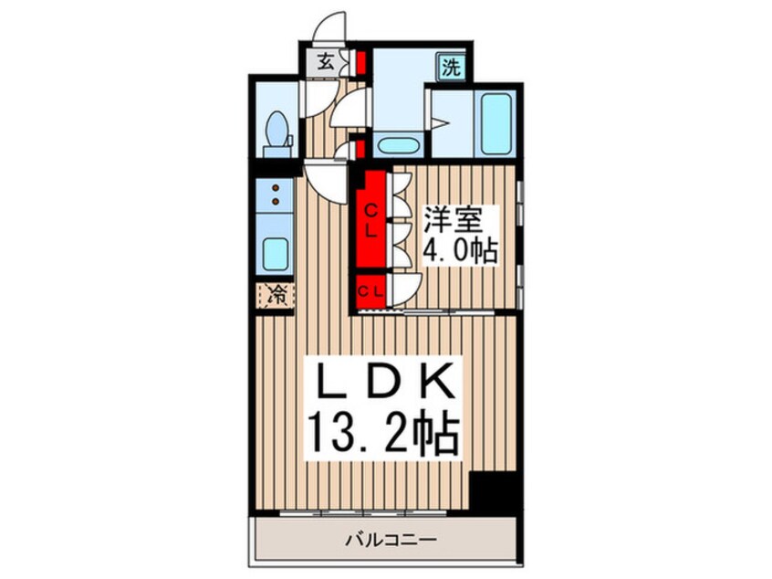 間取図 コンフォリア秋葉原ノース