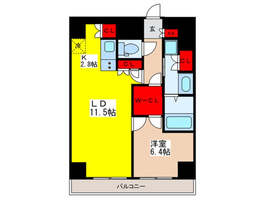 間取図 コンフォリア秋葉原ノース