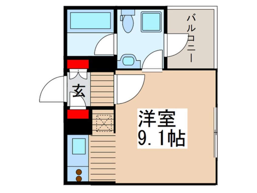 間取図 コンフォリア上野広小路