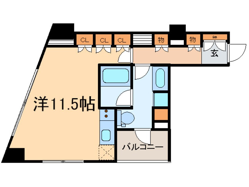 間取図 コンフォリア上野広小路