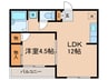 ヒルズペガサス 1LDKの間取り