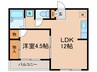ヒルズペガサス 1LDKの間取り