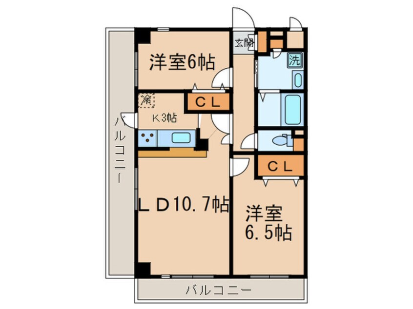 間取図 ｿｻｴﾃｨ　柿の木坂　ｱﾈｯｸｽ