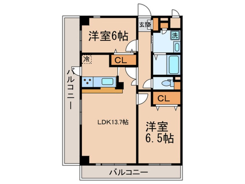 間取図 ｿｻｴﾃｨ　柿の木坂　ｱﾈｯｸｽ