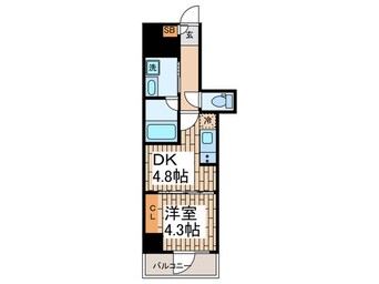 間取図 グランカーサ日本橋馬喰町