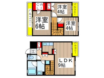 間取図 ﾌｧﾐｰﾕ緑が丘