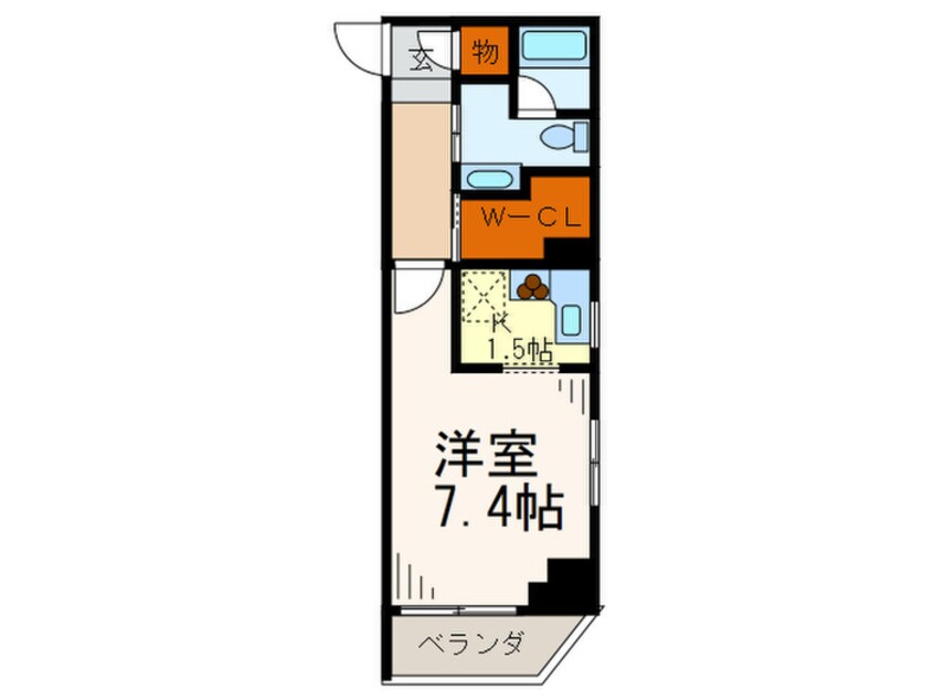 間取図 コンフォリア本所吾妻橋