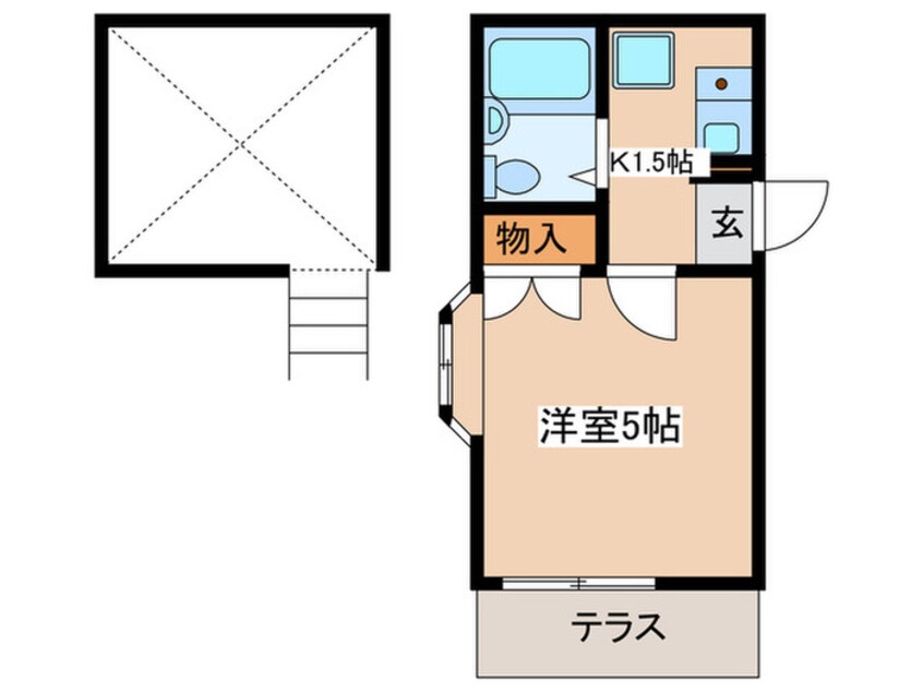 間取図 ベルメゾン本厚木