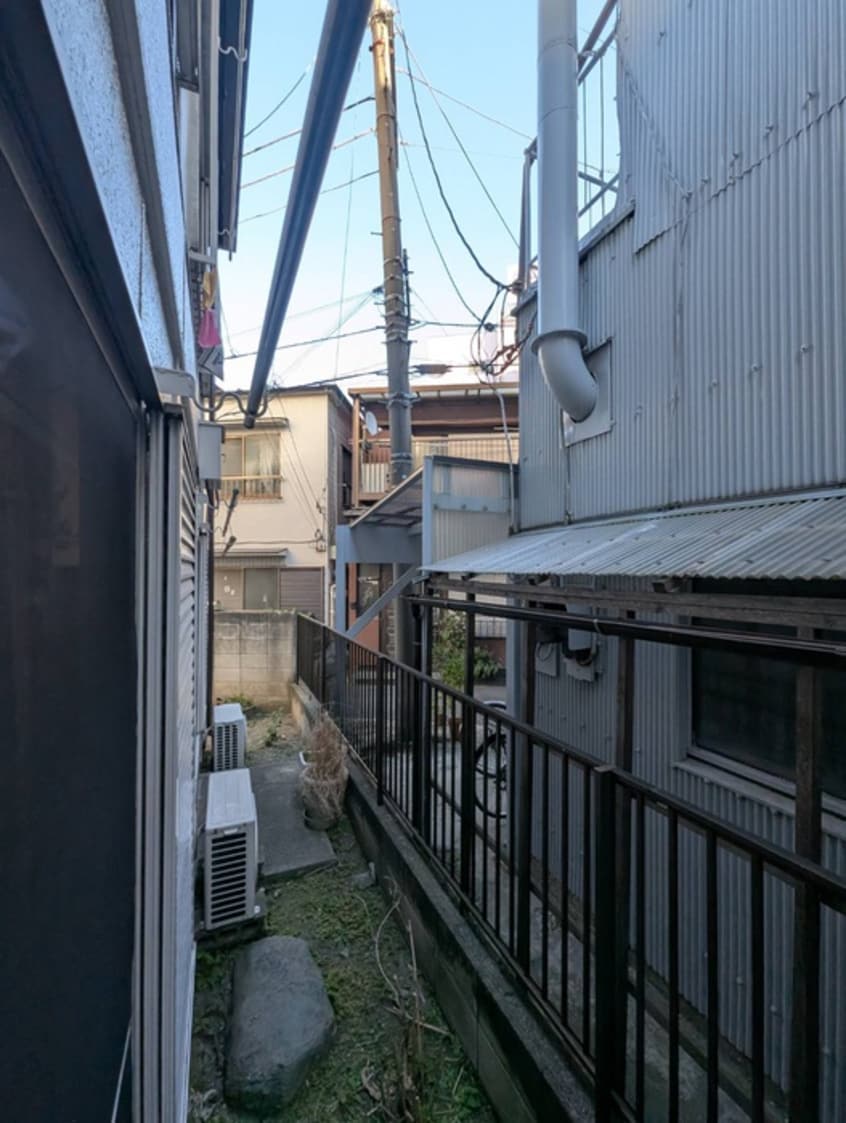 室内からの展望 ハイツ中川