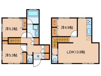 間取図 トリコ大塚　Ｂ棟