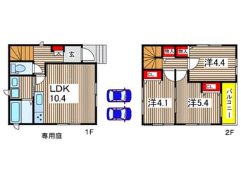 間取図 GKタウン3号棟