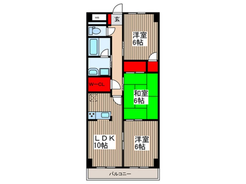 間取図 ロマ－ナ壱番館