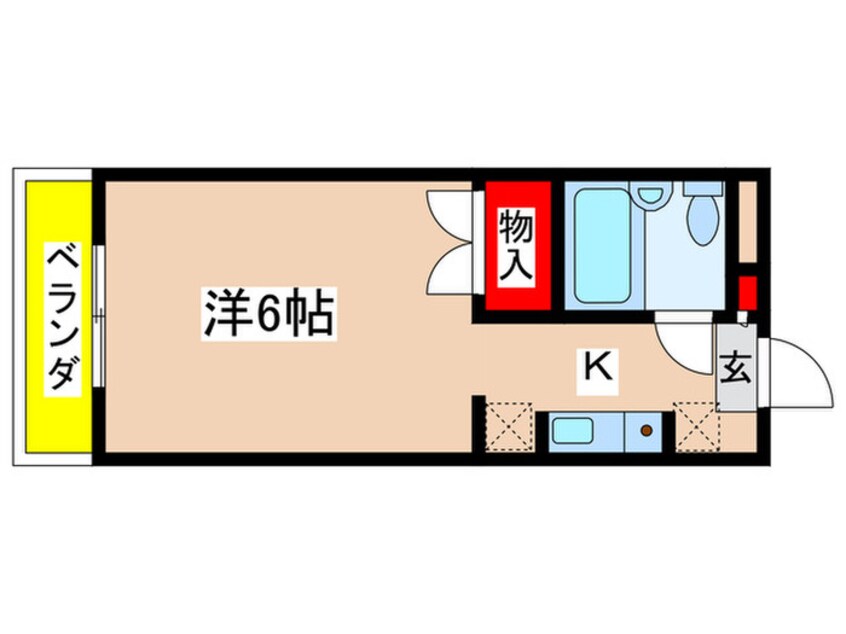 間取図 グリ－ンハイツ麻生