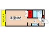 グリ－ンハイツ麻生 1Kの間取り