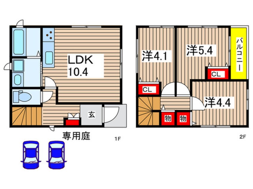 間取図 GKタウン4号棟