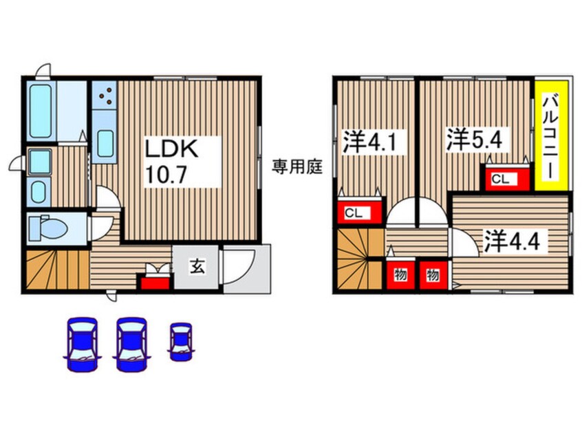 間取図 GKタウン5号棟