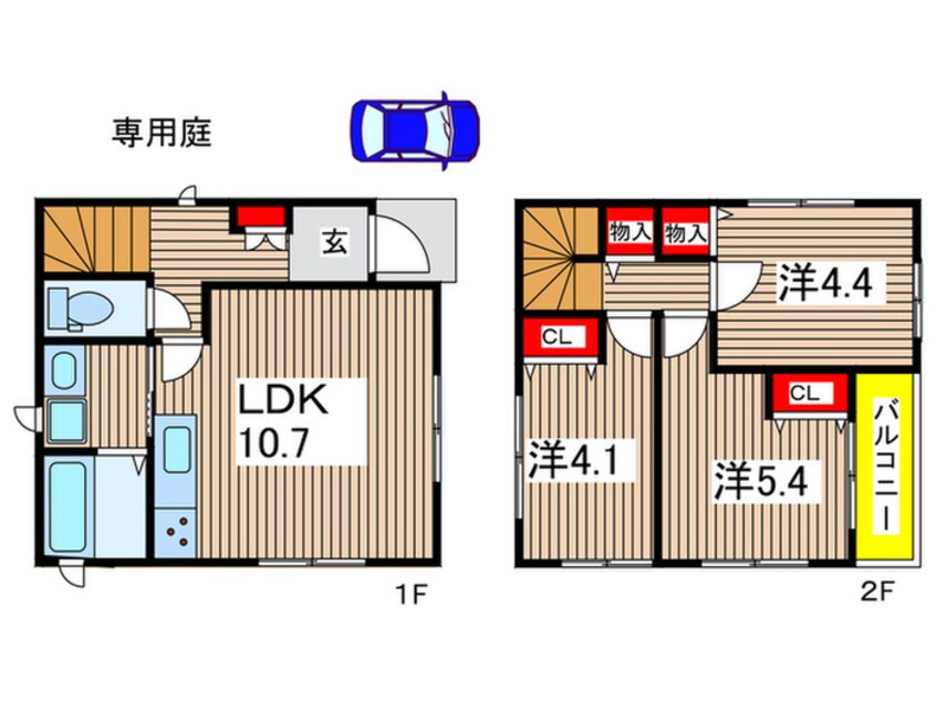 間取図 GKタウン6号棟