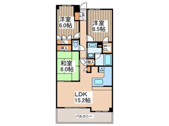 間取図 グランノア港北の丘13番館(102)