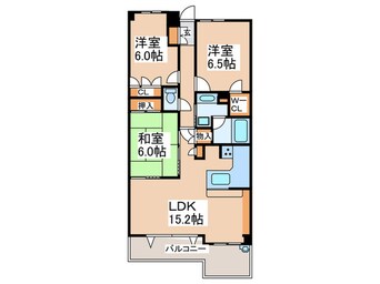 間取図 グランノア港北の丘13番館(102)