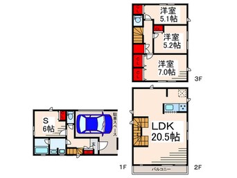 間取図 Ｋolet江東東砂♯03