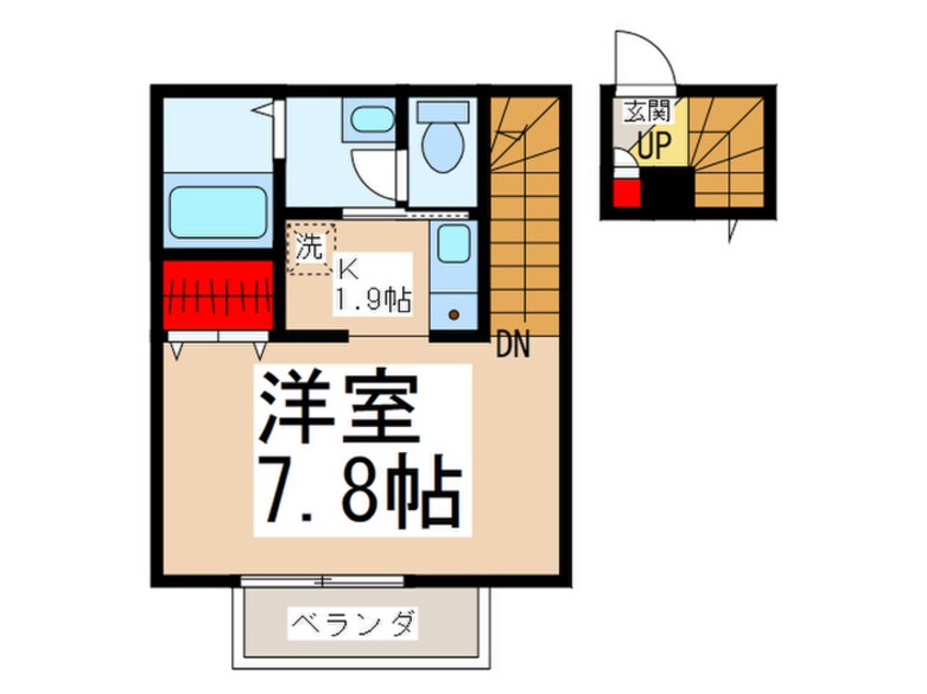 間取図 グリ－ンハイツ