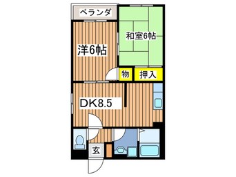 間取図 メルベーユ桜ヶ丘